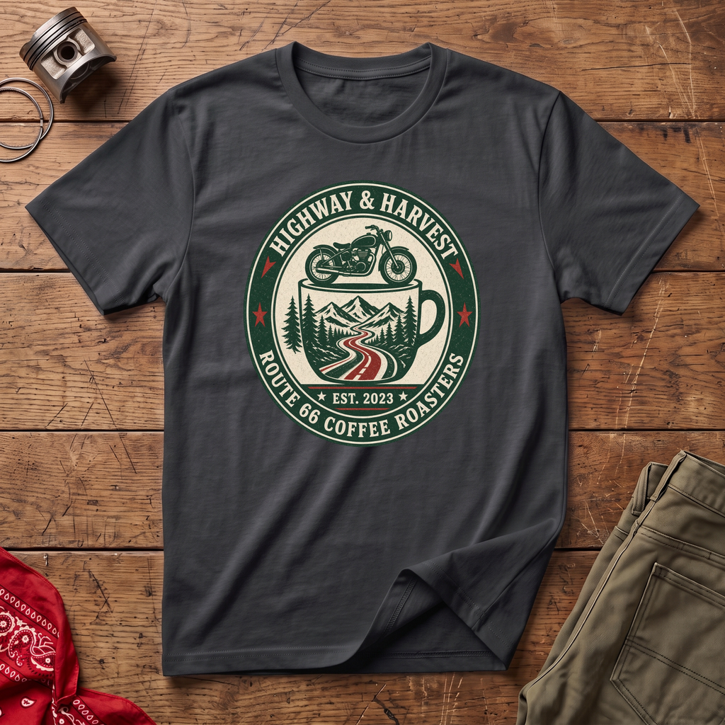 Highway & Coffee T-Shirt