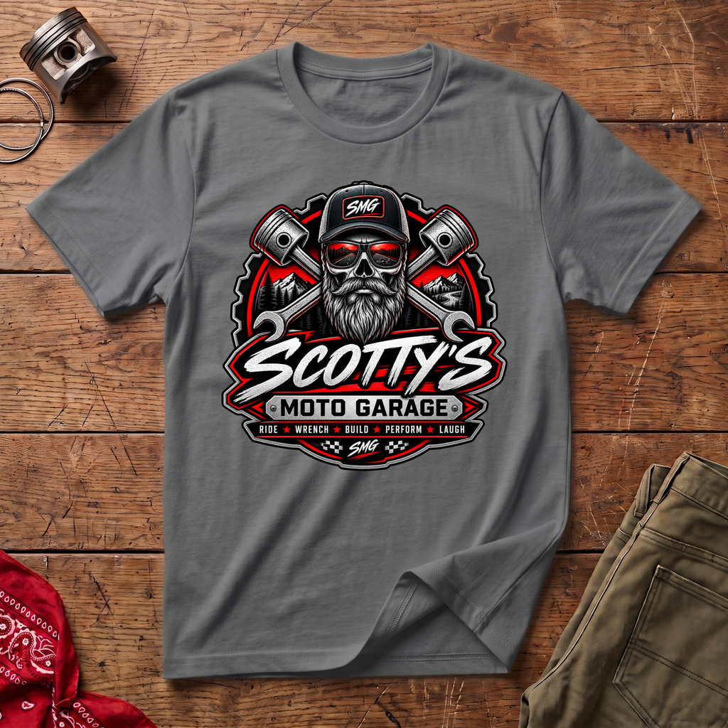 Scotty's Moto Garage T-Shirt