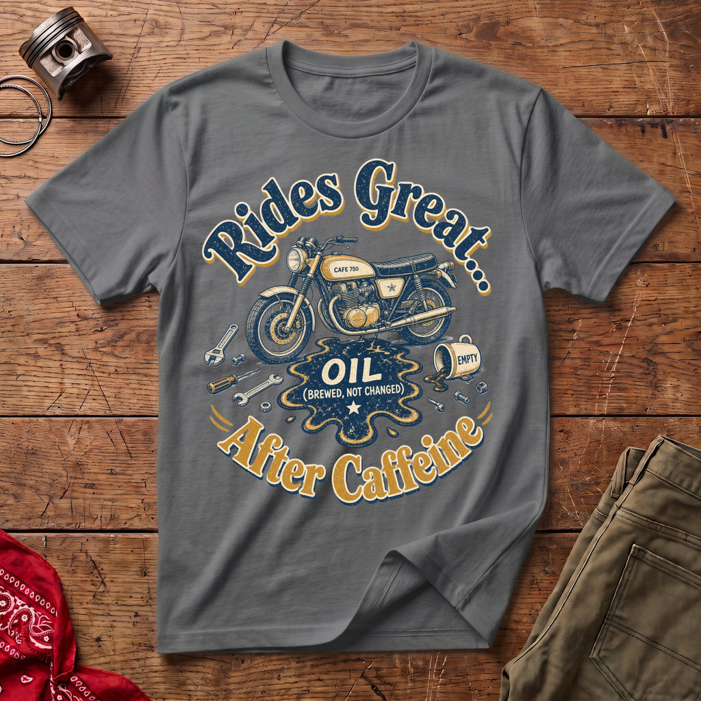 Rides Great After Caffeine T-Shirt