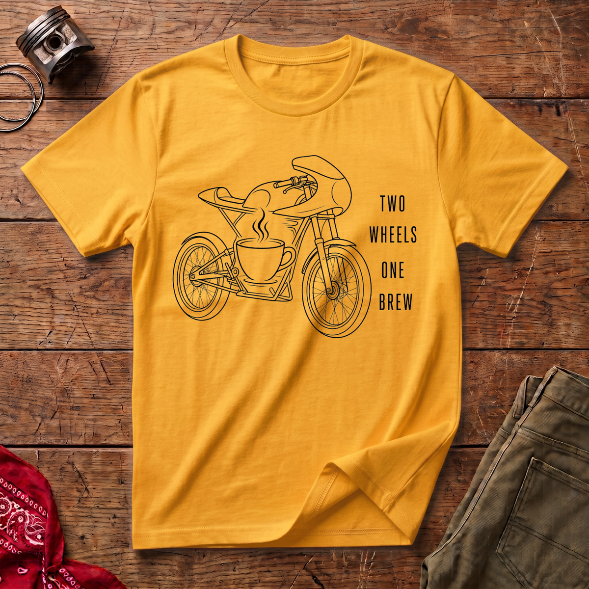 2 Wheels Brew T-Shirt