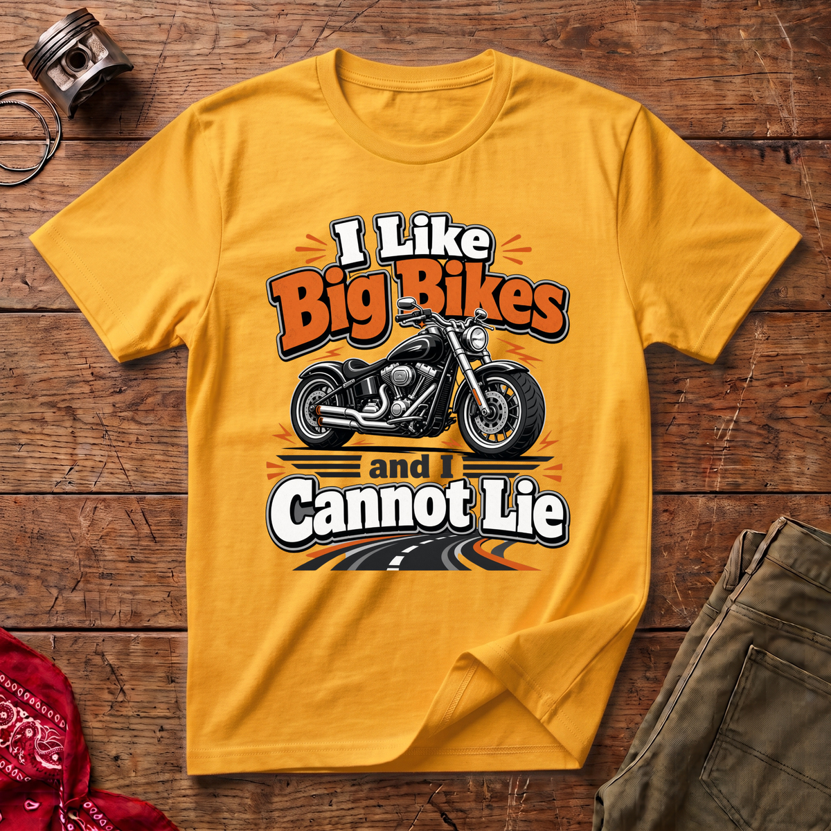 I Like Big Bikes T-Shirt