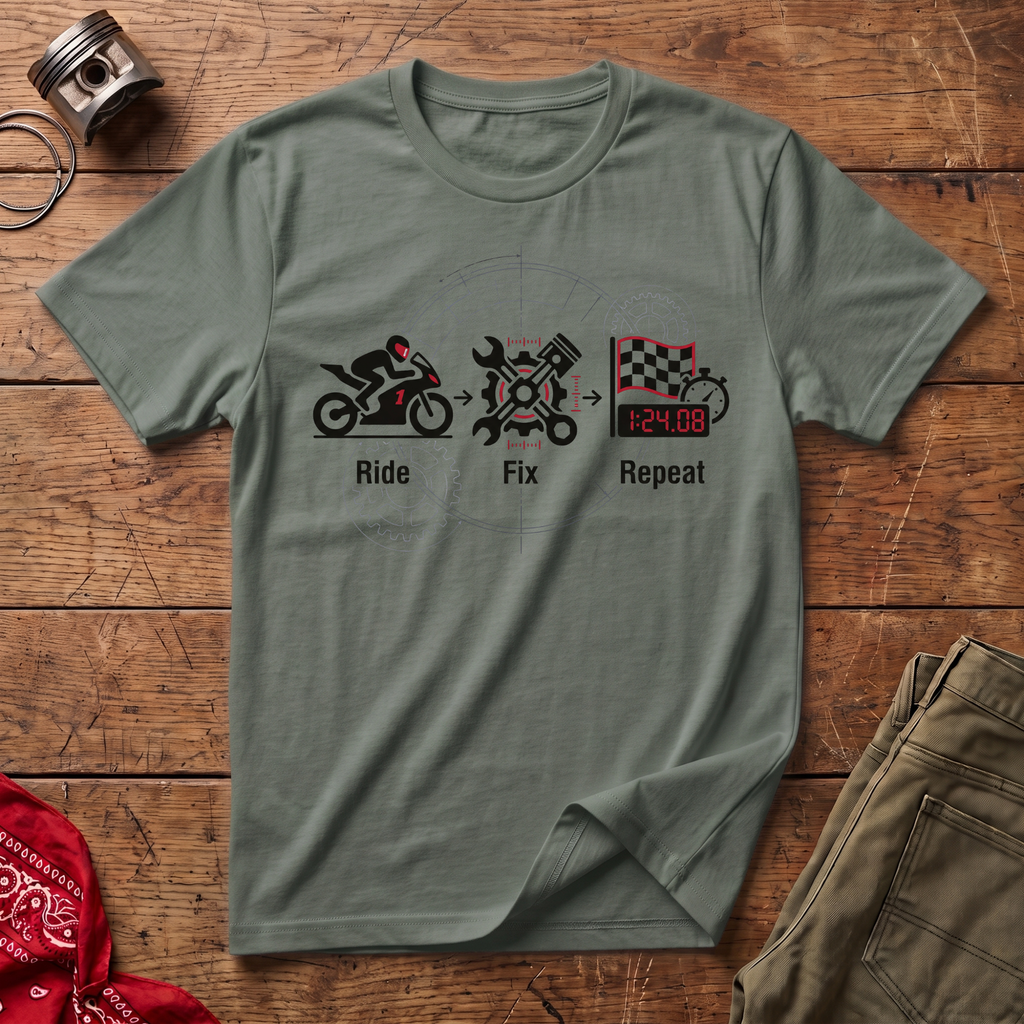 Ride Fix Repeat V2 T-Shirt