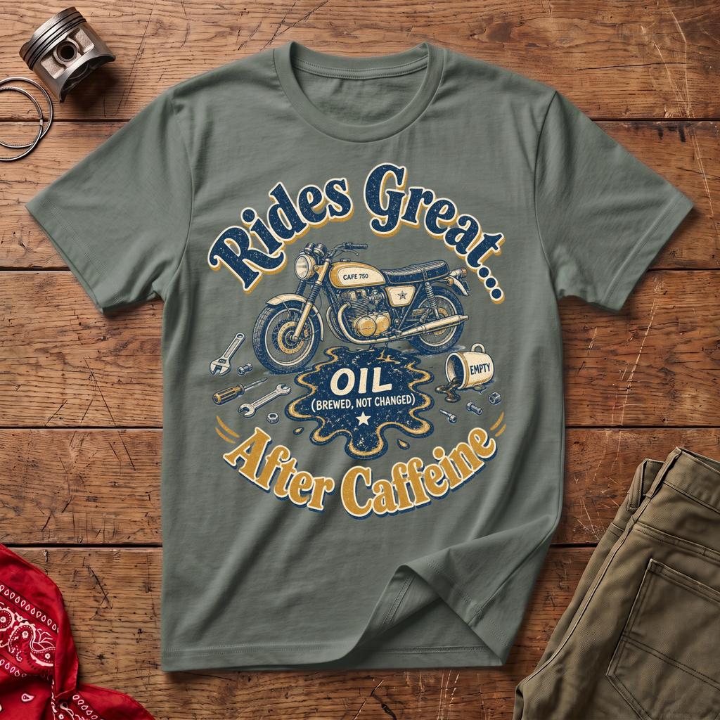 Rides Great After Caffeine T-Shirt