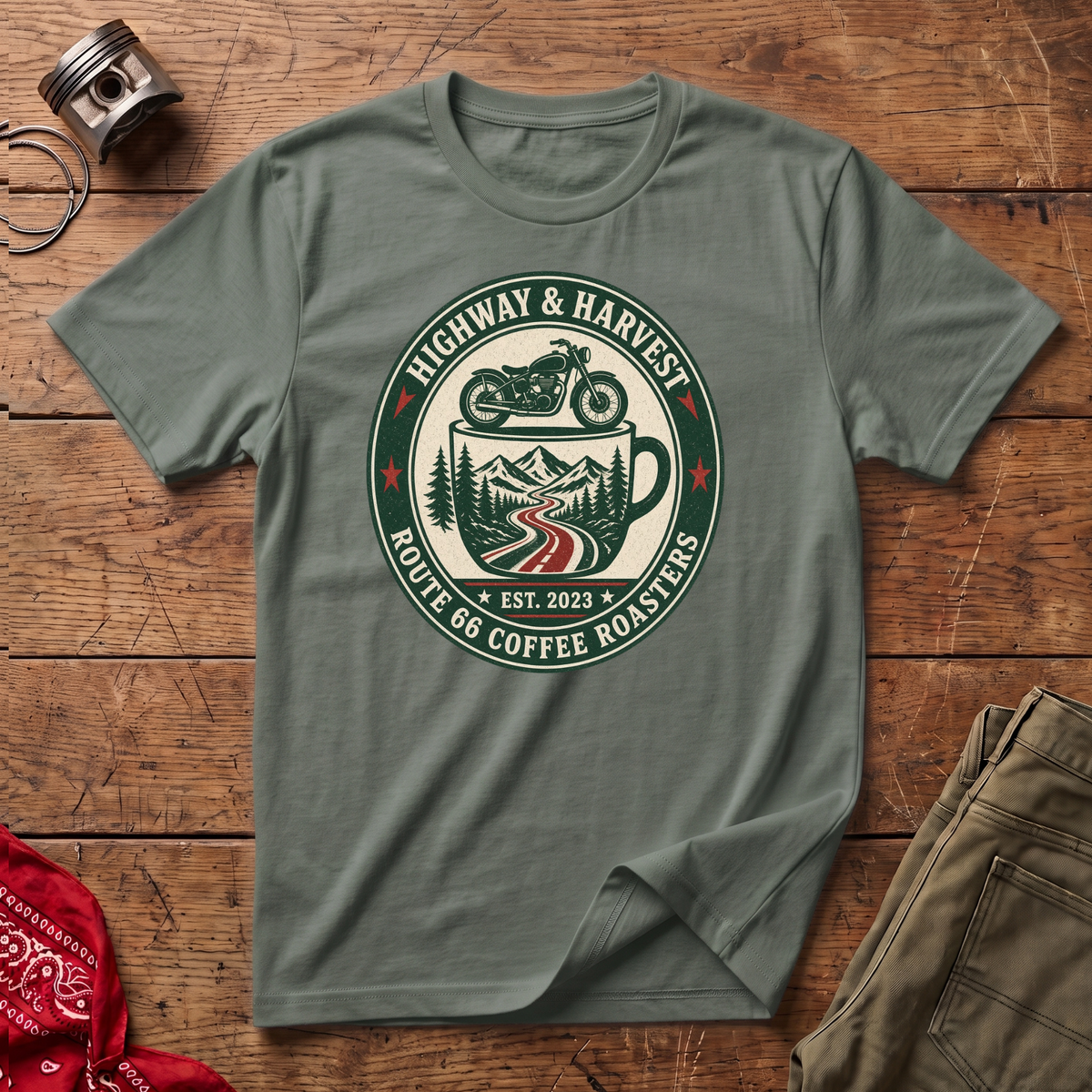 Highway & Coffee T-Shirt
