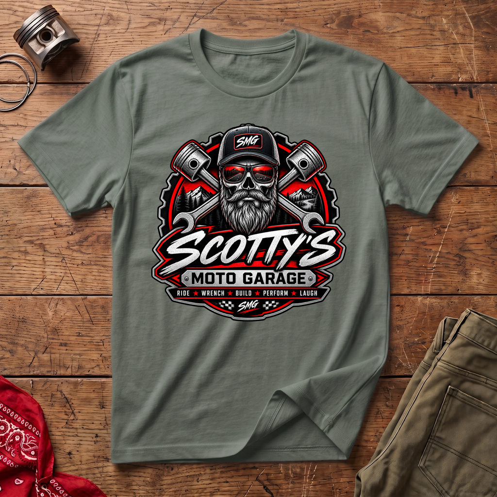 Scotty's Moto Garage T-Shirt