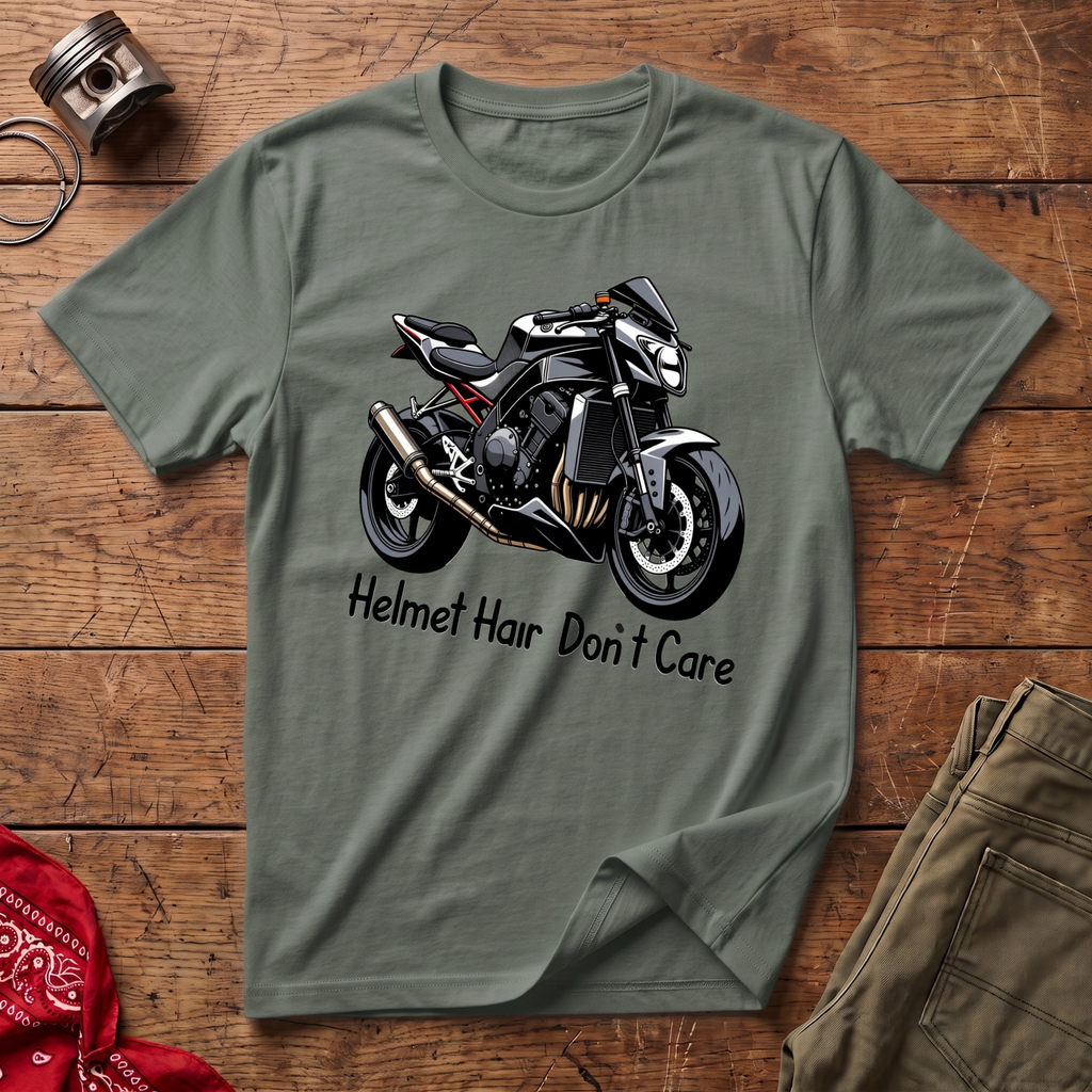 Helmet Hair T-Shirt