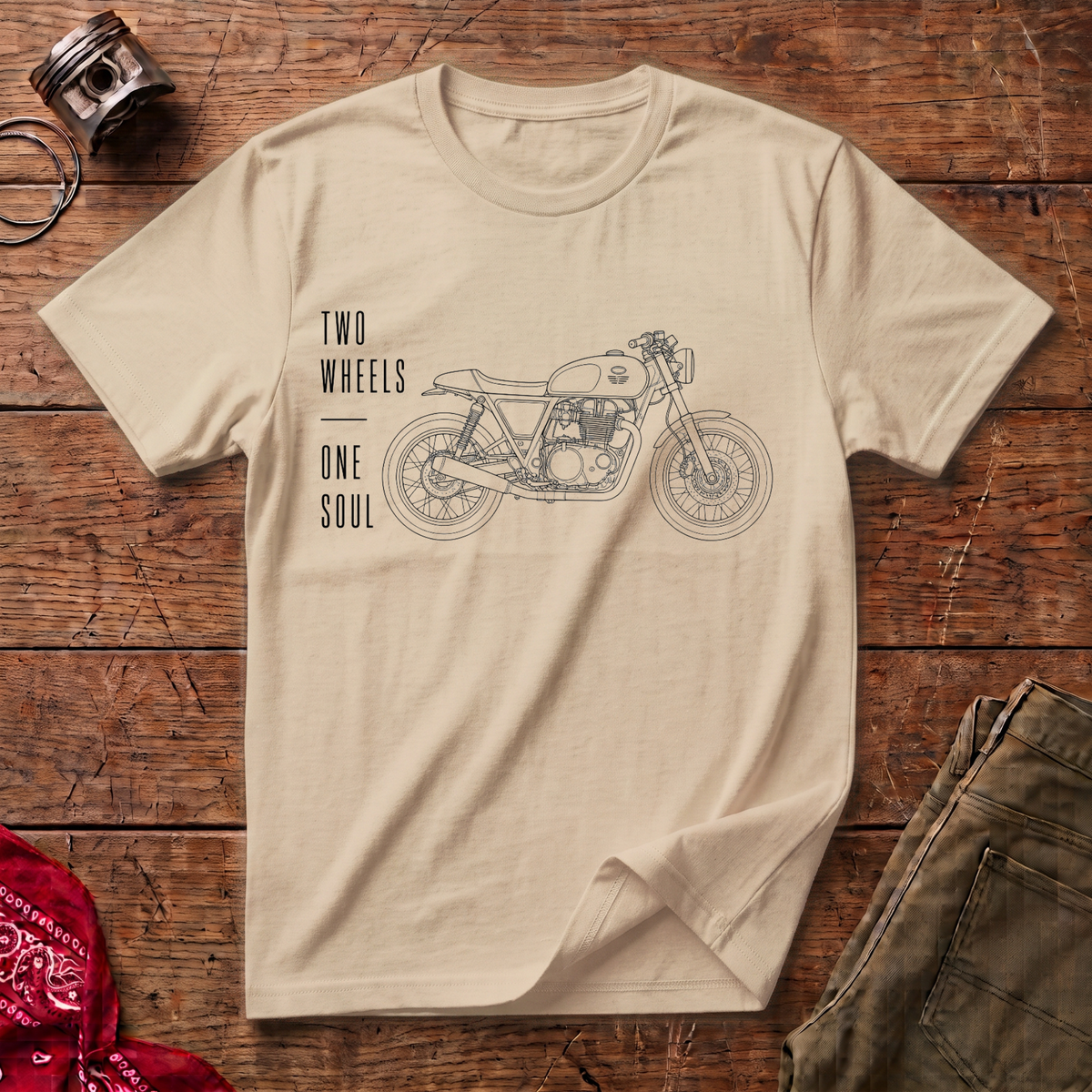 2 Wheels 1 Soul T-Shirt