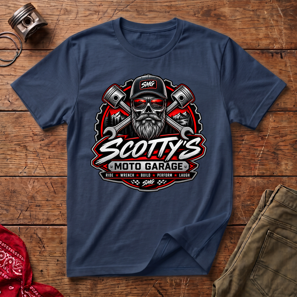 Scotty's Moto Garage T-Shirt