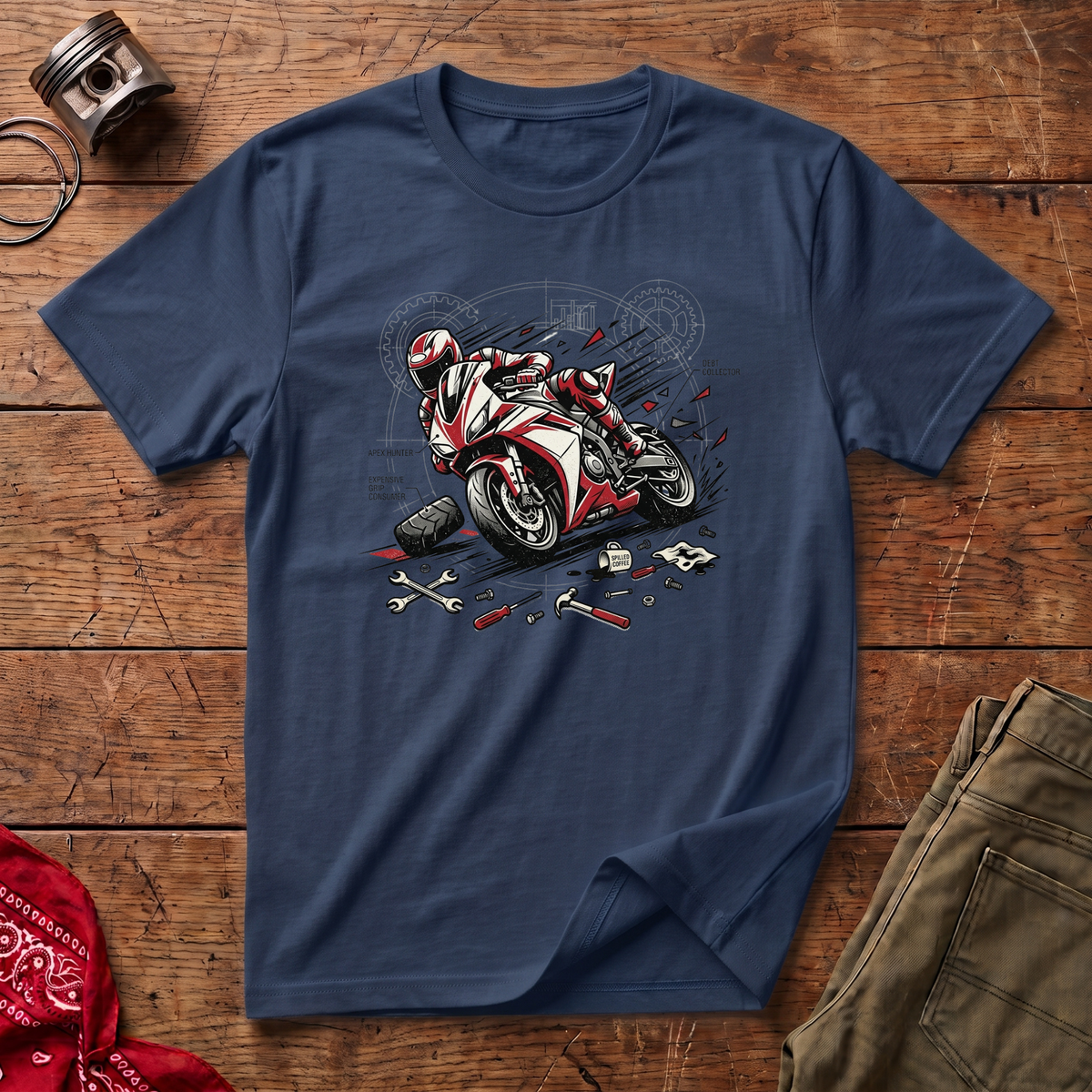 Race Bike Mechanic T-Shirt