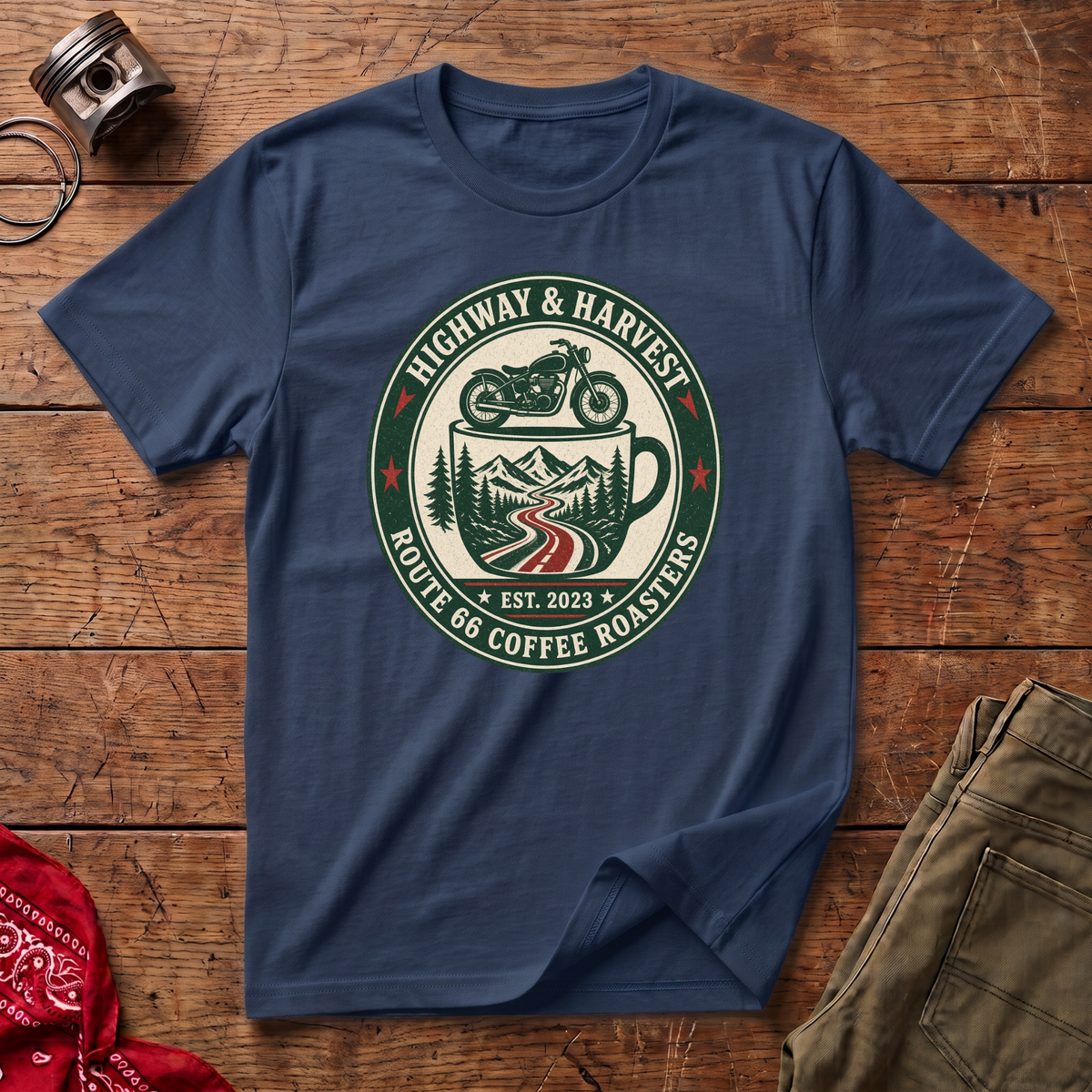 Highway & Coffee T-Shirt