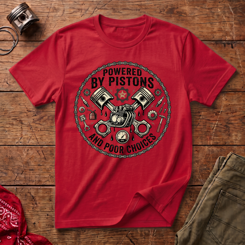 Powered By Pistons T-Shirt