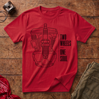 Two Wheels One Soul V3 T-Shirt