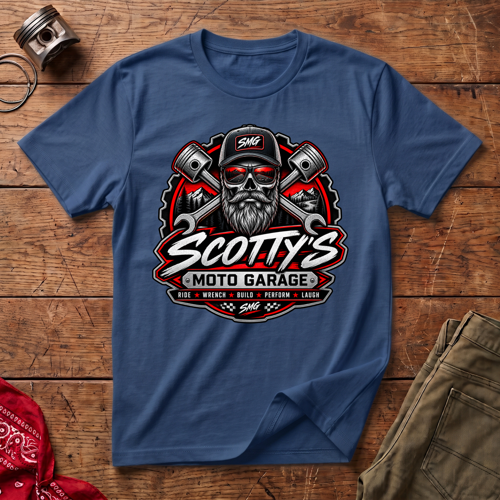 Scotty's Moto Garage T-Shirt