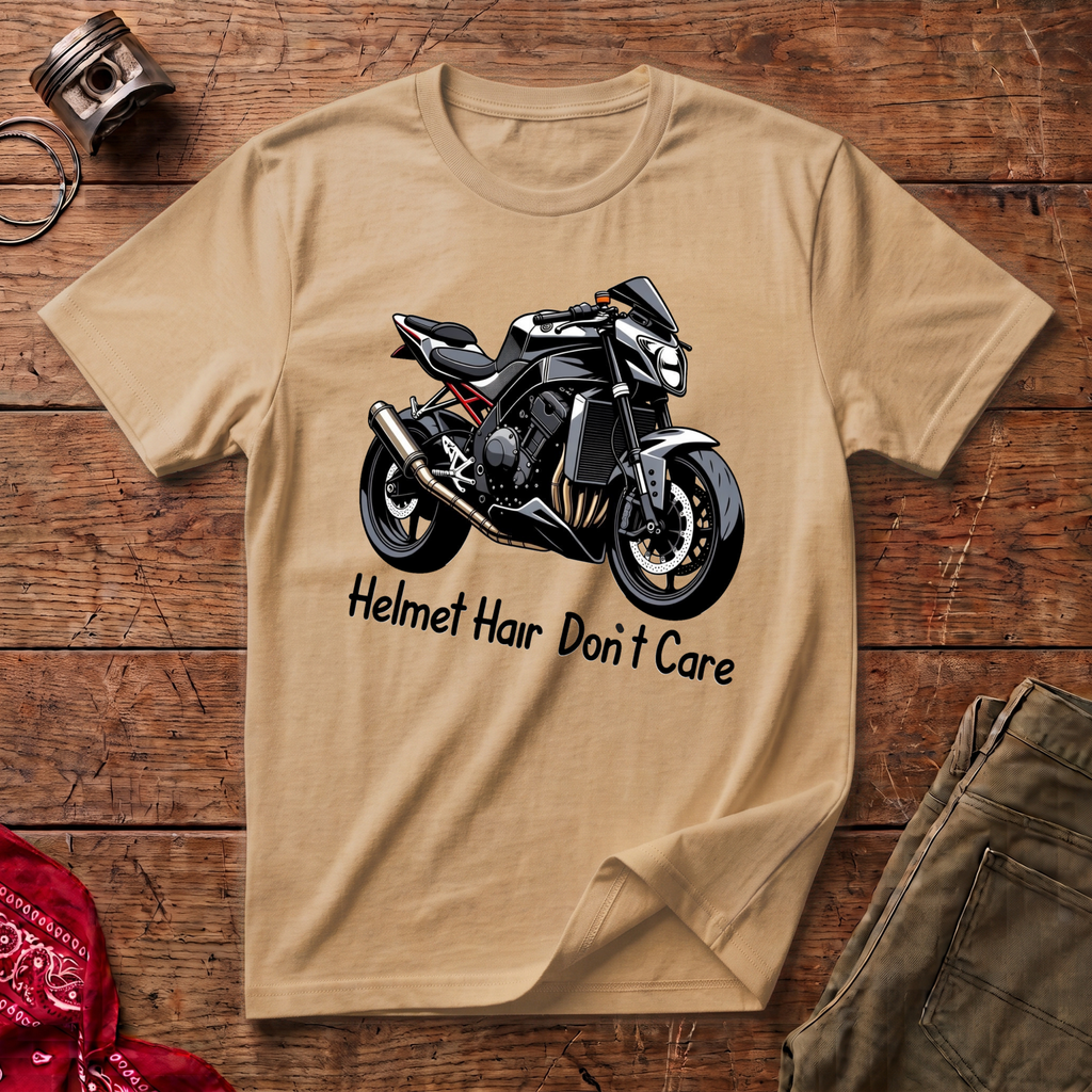 Helmet Hair T-Shirt