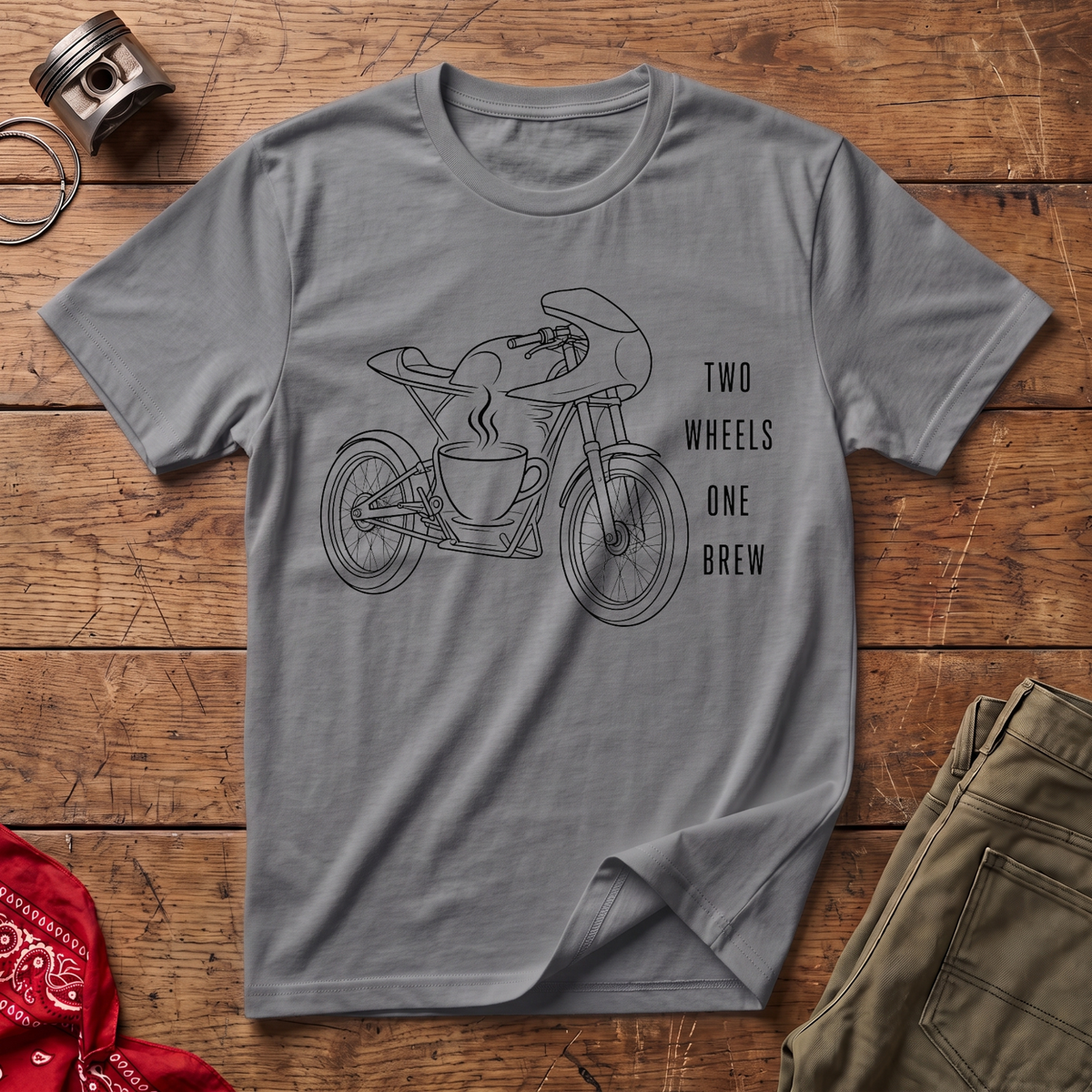 2 Wheels Brew T-Shirt