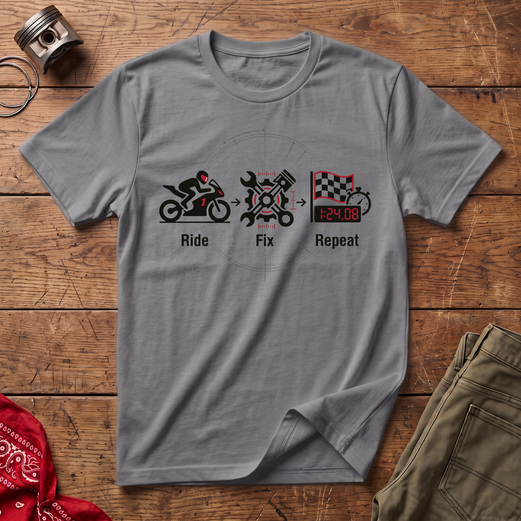 Ride Fix Repeat V2 T-Shirt