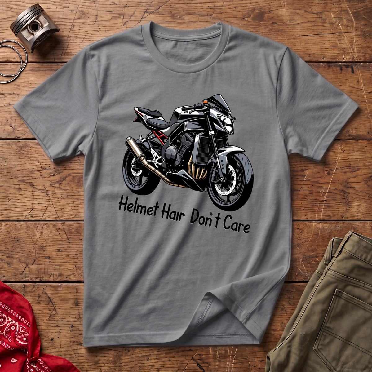 Helmet Hair T-Shirt