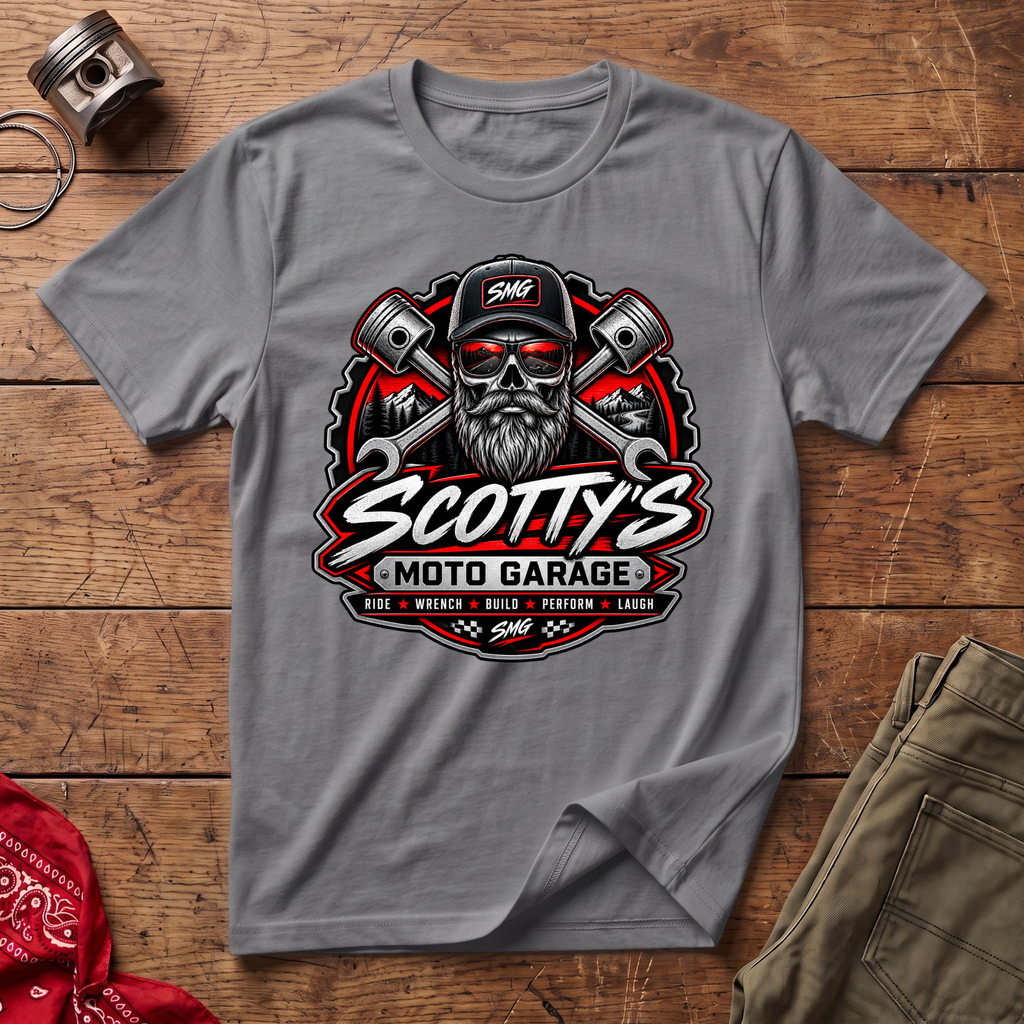 Scotty's Moto Garage T-Shirt