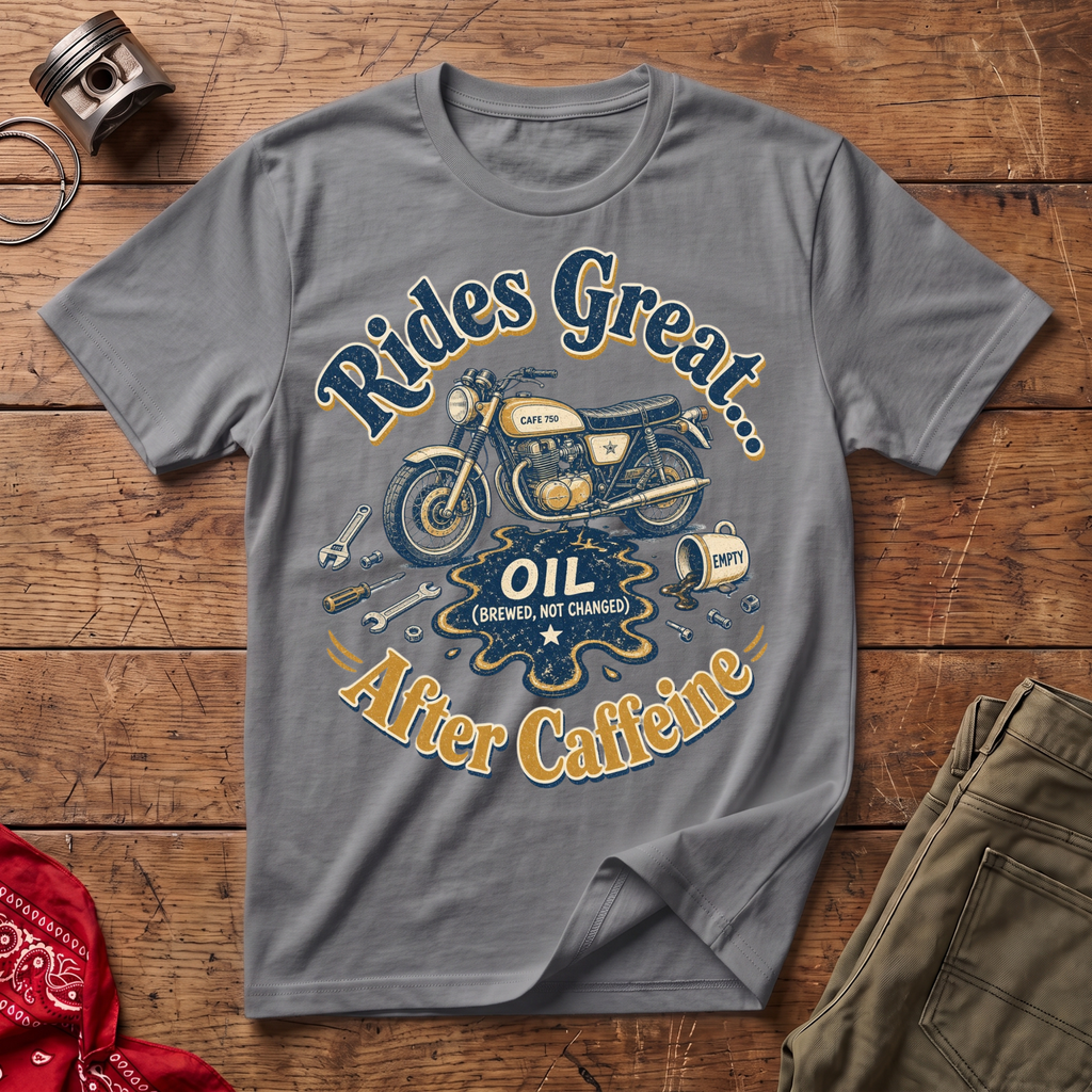 Rides Great After Caffeine T-Shirt