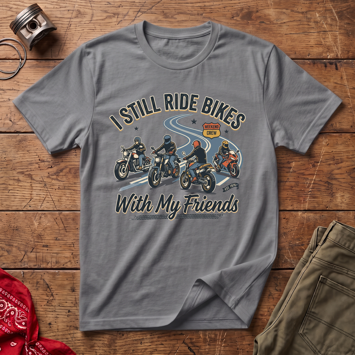 Still Ride Bikes T-Shirt
