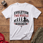 Evolution Has Two Wheels T-Shirt