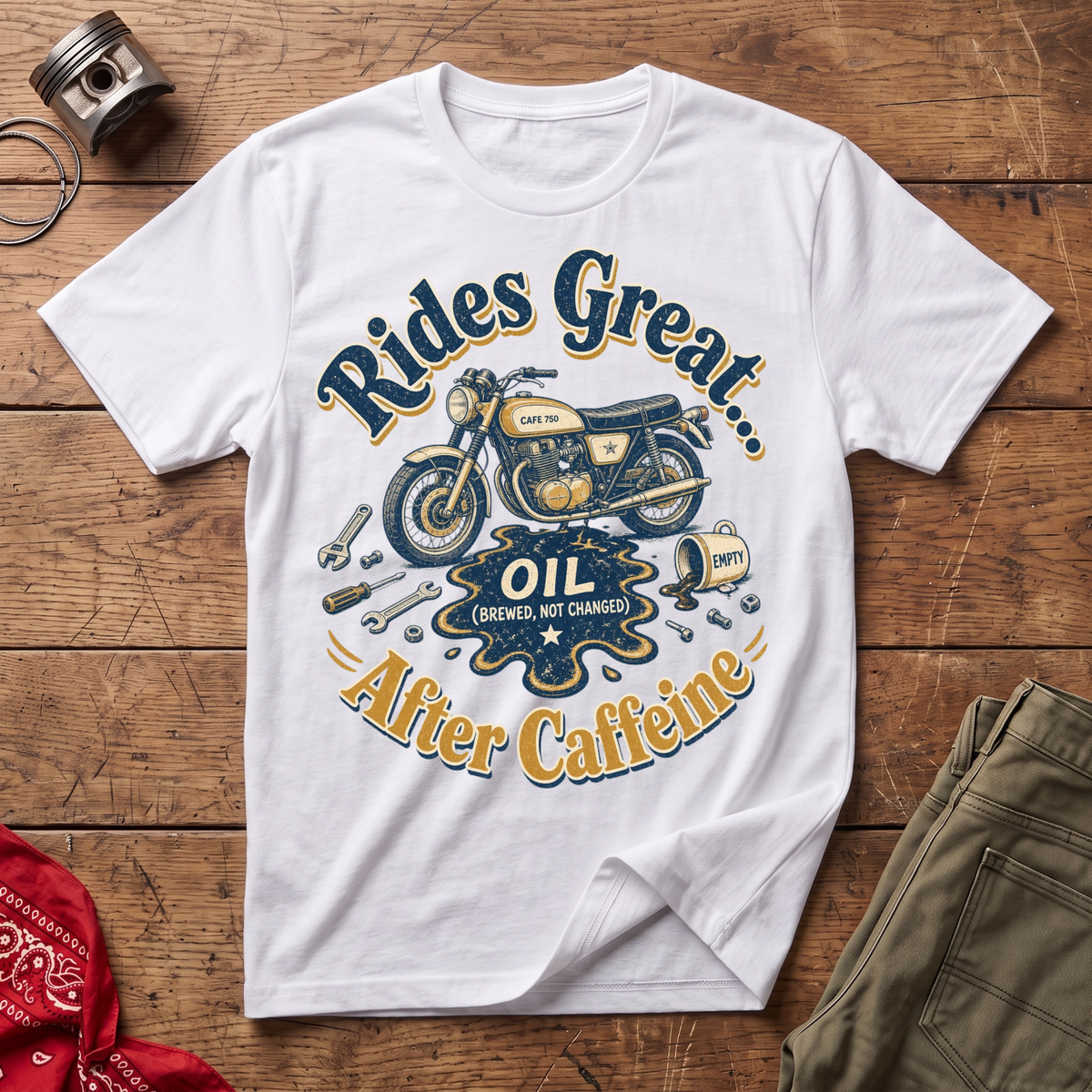 Rides Great After Caffeine T-Shirt