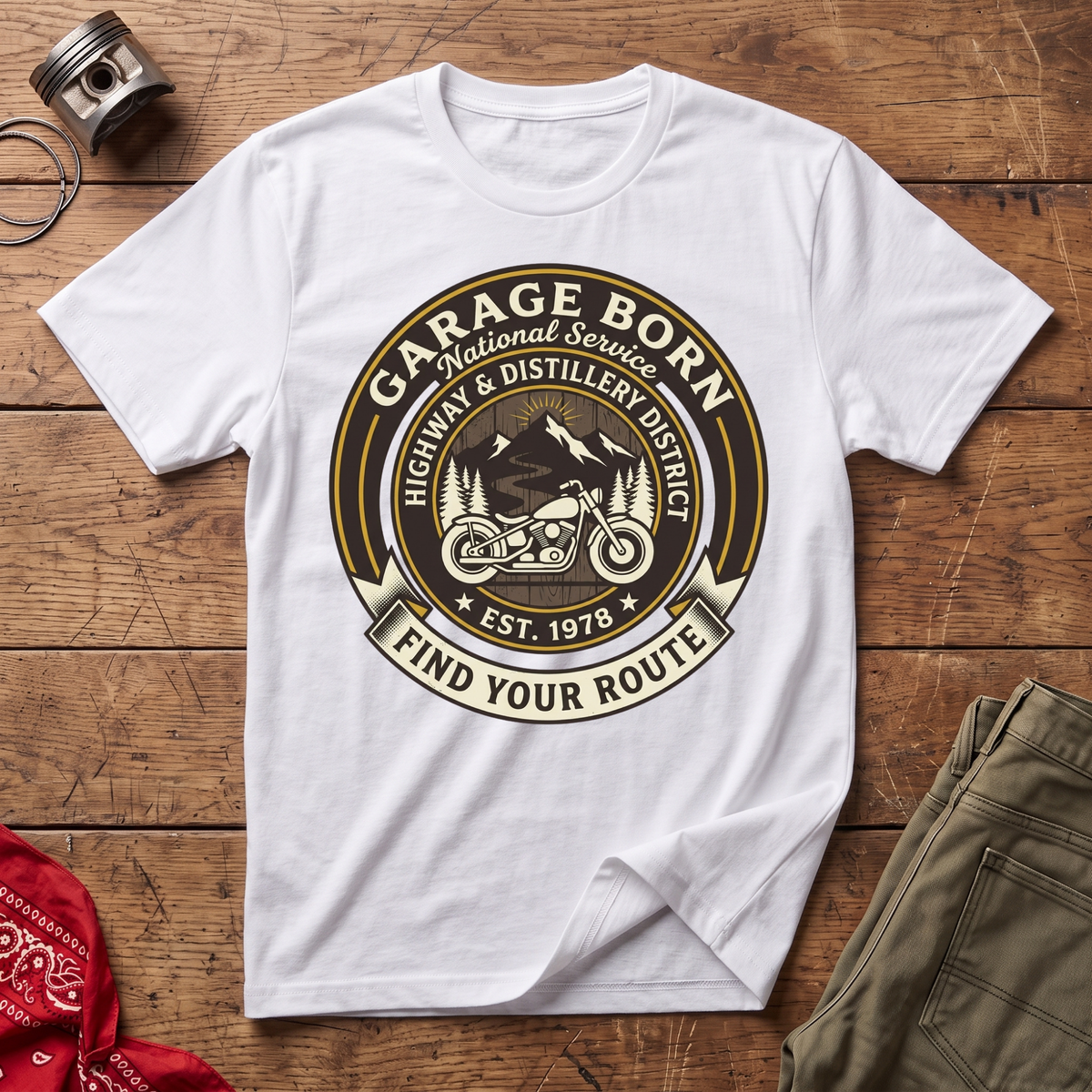 Garage Born Distillery T-Shirt