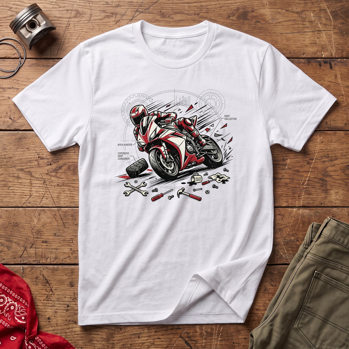 Race Bike Mechanic T-Shirt