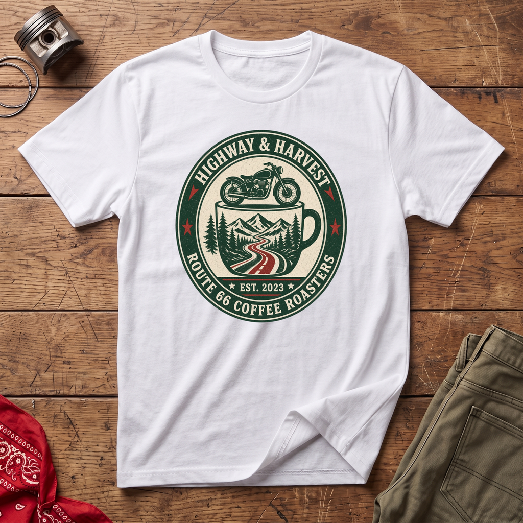 Highway & Coffee T-Shirt