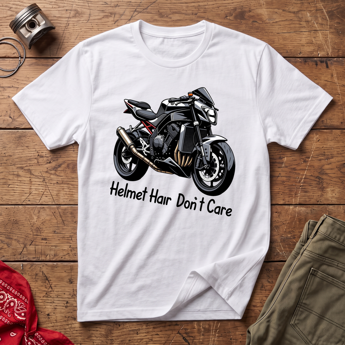 Helmet Hair T-Shirt